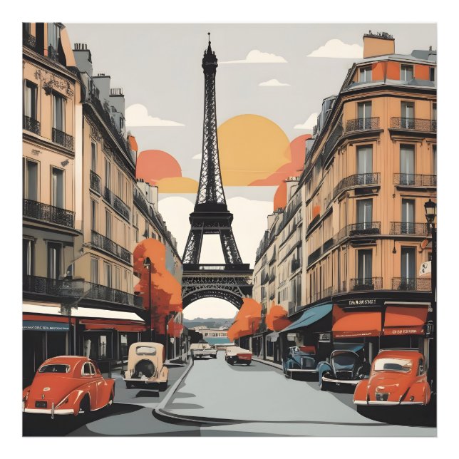 Paris vintage poster (Front)