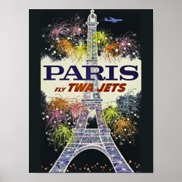 Paris Vintage Reise Poster