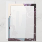 Paris Vintage travel poster. (Back)