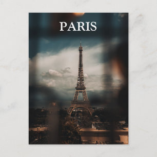 Paris Vintage Travel Tourism Add Postcard