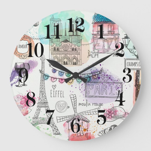 Paris Wall Clock (Front)