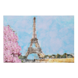 Paris Watercolor Canvas