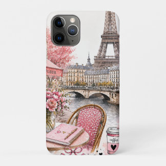 Paris Watercolor Pink iPhone / iPad case