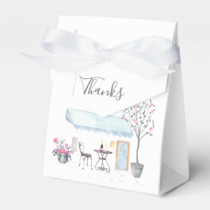 Paris Wedding Party Guest Favor Boxes