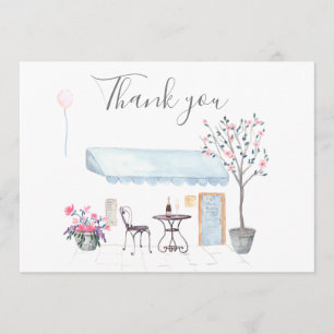 Paris Wedding thank you photo