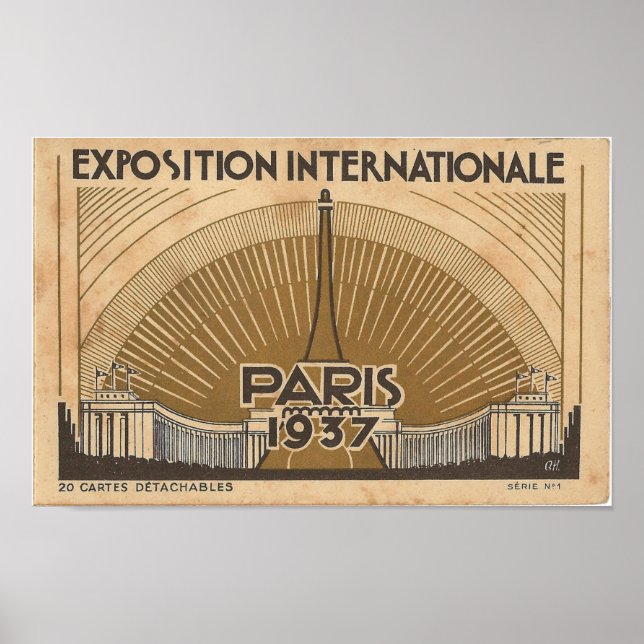 Paris-Weltausstellung 1937 Poster (Front)
