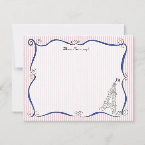 Paris Whimsy Personalized Note Cards