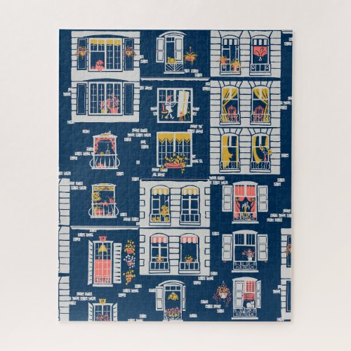 Paris Windows Jigsaw Puzzle