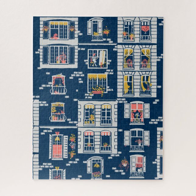 Paris Windows Jigsaw Puzzle (Vertical)