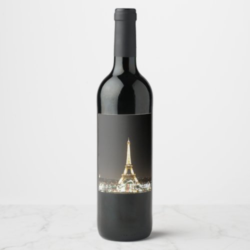 Paris Wine Bottle Sticker