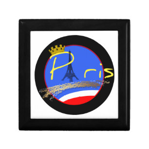 Paris with Crown Jewelry Gift Box