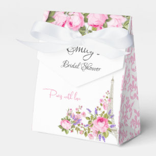 Paris with Love Bridal Shower Favor Boxes