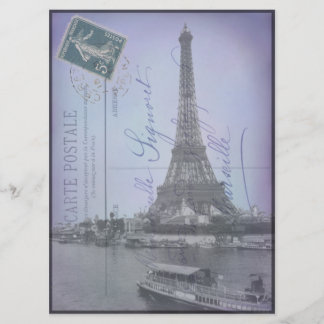 Paris World's Fair French Postcard Invites