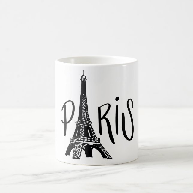 ParisEiffel Tower Design Coffee Mug (Center)