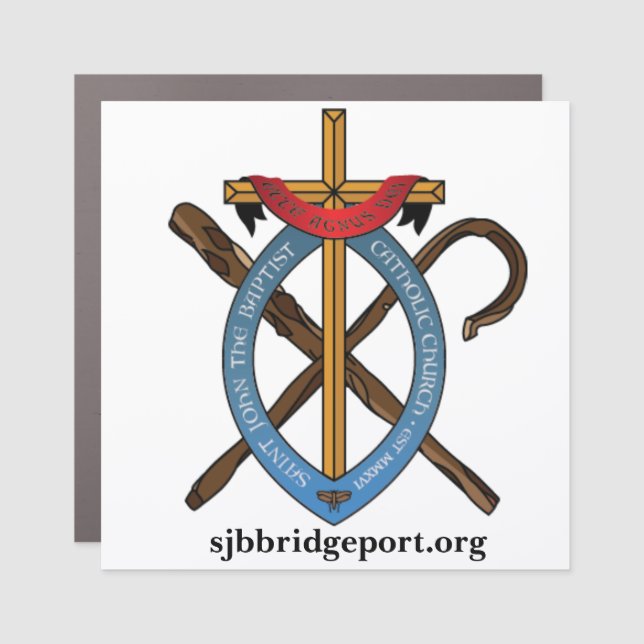 Parish car sticker magnet (Front)