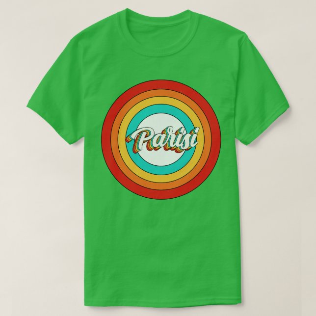 Parisi Name Shirt Vintage Parisi Circle (Design Front)