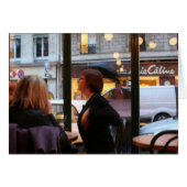 Parisian Atmosphere Caline Rue Rambuteau Card (Front Horizontal)