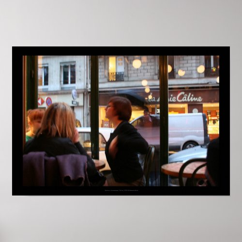 Parisian Atmosphere Caline Rue Rambuteau Poster