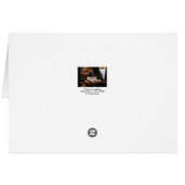 Parisian Atmosphere Coffee Guest or Ghost Card (Back Horizontal)