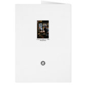 Parisian Atmosphere Rue Rambuteau Beaubourg Card (Back)