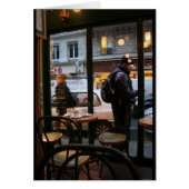Parisian Atmosphere Rue Rambuteau Beaubourg Card (Front)