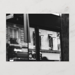 Parisian Atmosphere Windows and Reflections Postcard