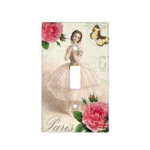Parisian Ballerina Light Switch Cover