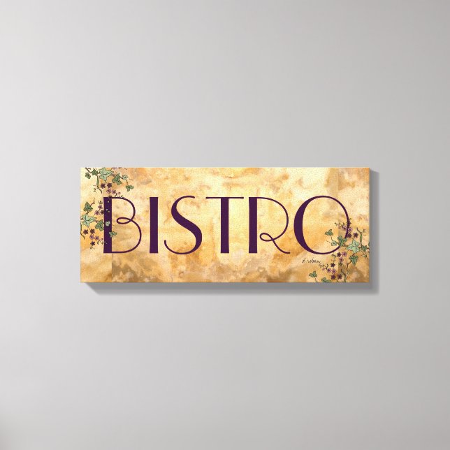 Parisian Bistro Sign (Front)