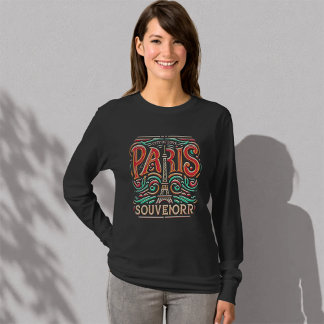 Parisian Bloom Love Symphony Basic Long Sleeve T-Shirt