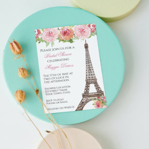Parisian Bridal Shower Invitation