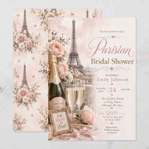 Parisian Bridal Shower Invitation