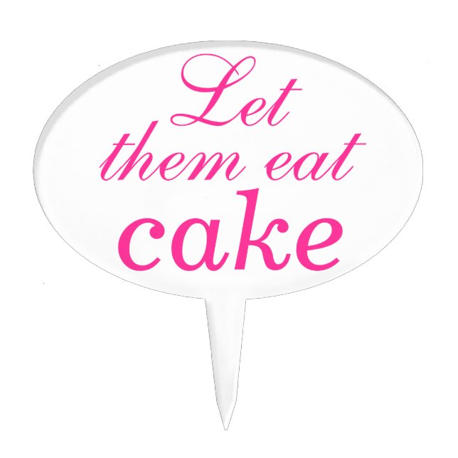 Parisian Cake Pick in fuchsia (Front)