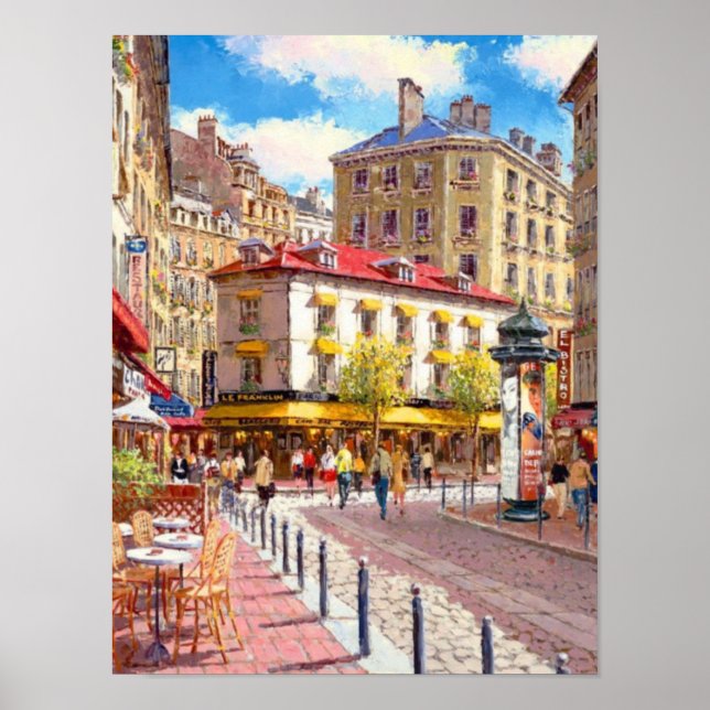 Parisian Captivating Streets  Poster (Front)