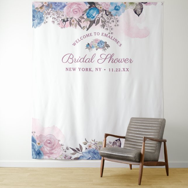 Parisian Charm Bridal Shower Photo Prop Backdrop (In Situ)