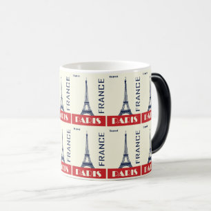 Parisian Charm - Retro Travel Artwork Color Morph Mug