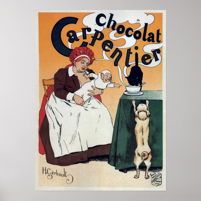 PARISIAN CHOCOLAT  1897 POSTER (Front)