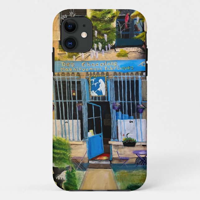 Parisian Chocolat Shop, By Gary Poling Case-Mate iPhone Case (Back)