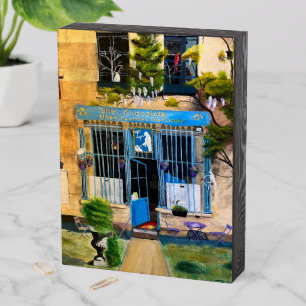Parisian Chocolat Shop, By Gary Poling Wooden Box Sign