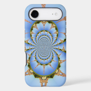 Parisian Dream   Eiffel Tower Kaleidoscope Blue Sk iPhone 17 Air Case
