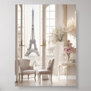 "Parisian Elegance - Timeless Landmarks" Poster