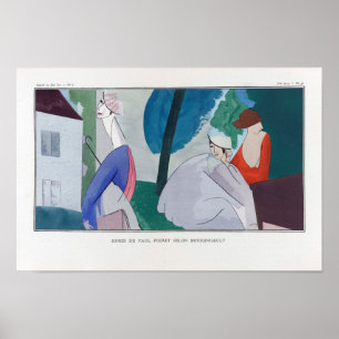 Parisian fashion, 1914 poster