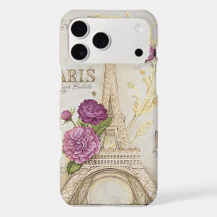 Parisian Floral Tower iPhone 17 Pro Max Case