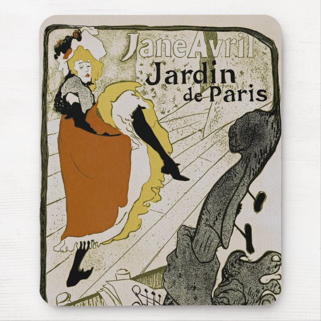 Parisian Garden Mouse Pad (Front)