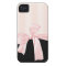 Parisian Girly Pink Stripes & Light Pink Bow