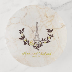 Parisian-inspired Design with a Romantic Wreath Trinket Tray