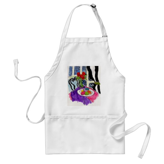 Parisian Macarons Adult Apron (Front)