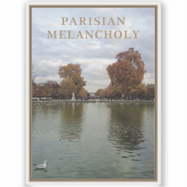 Parisian Melancholy Sticker (Front)