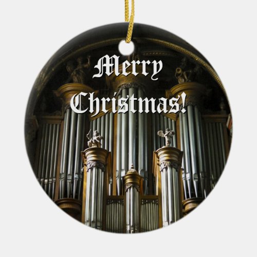 Parisian organ Christmas ornament