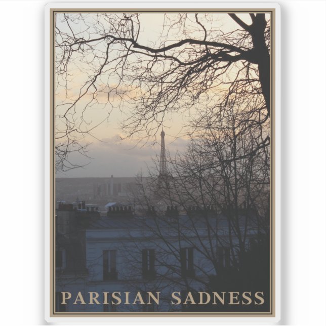 Parisian Sadness Sticker (Front)
