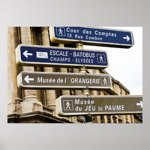 Parisian Street Signs